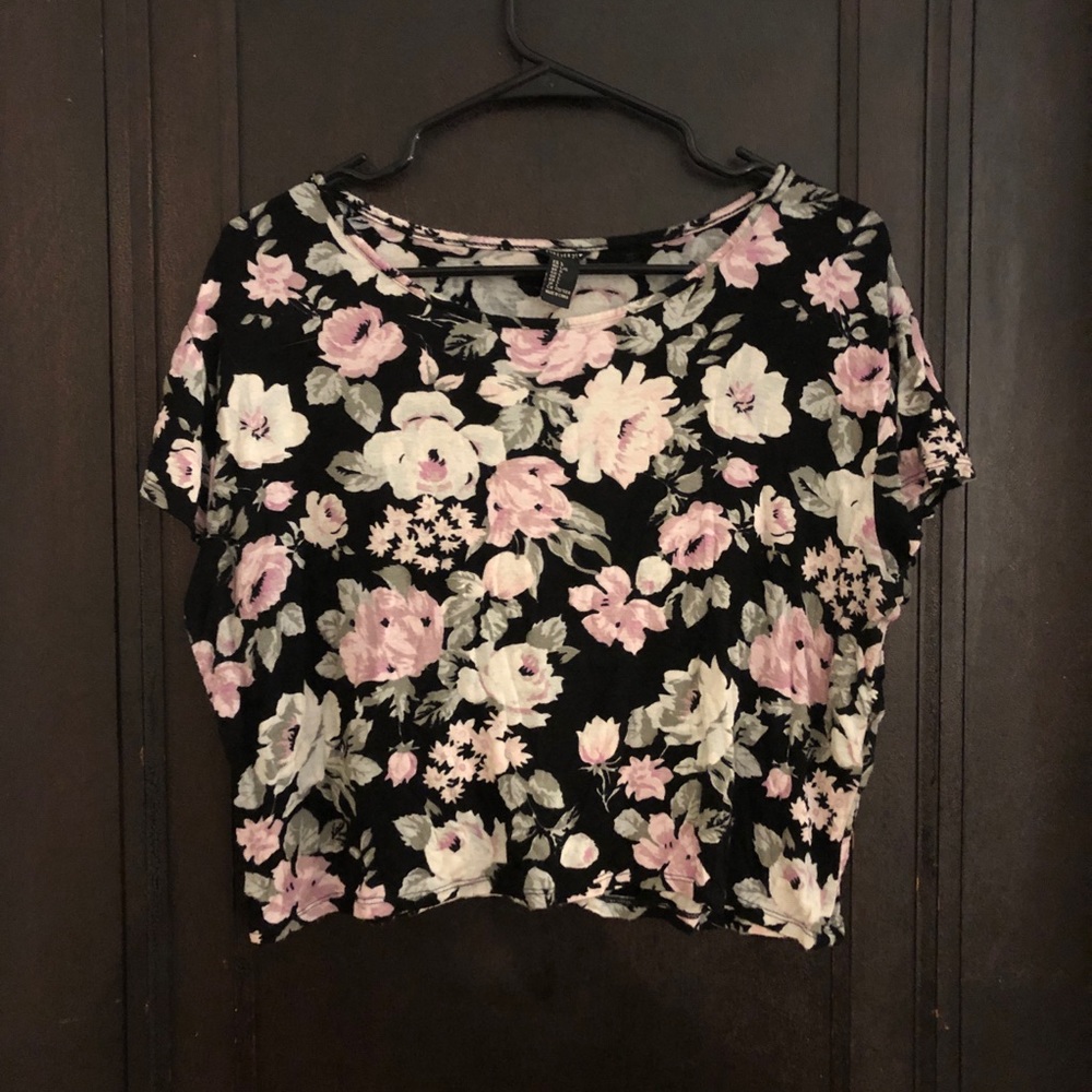 3 for $10 💐 Forever 21 Floral Crop Top